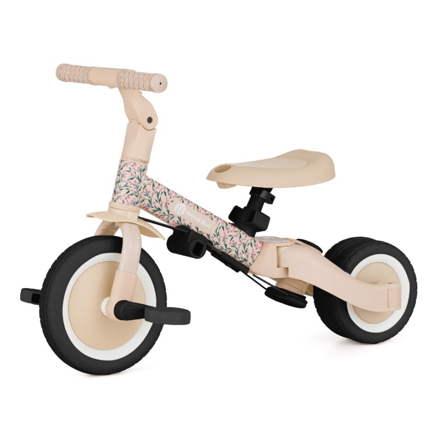 PETITE&MARS - Tricycle pour enfants 5-en-1 TURBO LIMITED Prairie Rose