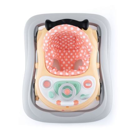 PETITE&MARS - Trotteur pour bébé avec une mélodie CABRIO 2xAA orange