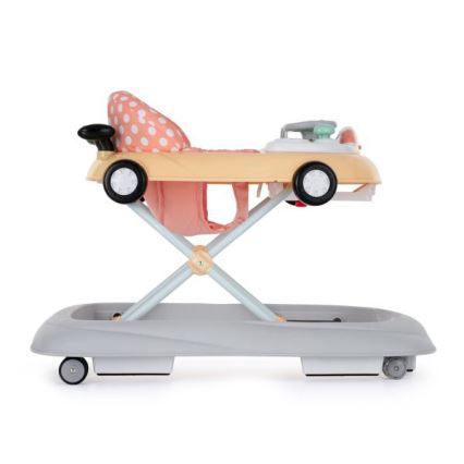 PETITE&MARS - Trotteur pour bébé avec une mélodie CABRIO 2xAA orange