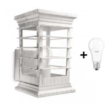 Philips 15280/18/16 - Applique murale LED d'extérieur MY GARDEN PATIO 1xE27/8,5W+1xE27/53W IP44