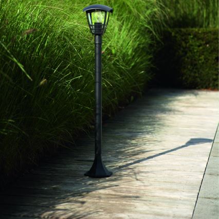 Philips 15383/30/16 - Lampadaire extérieur MYGARDEN CREEK 1xE27/60W/230V noir IP44