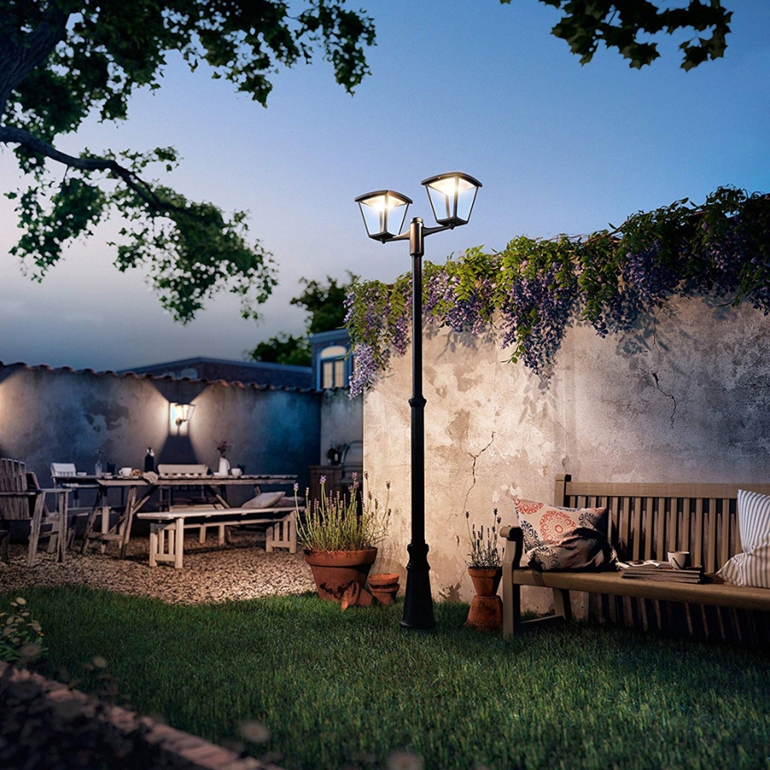 Philips 15485/30/16 - Lampadaire LED extérieur COTTAGE 2xLED/4,5W/230V IP44