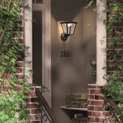 Philips 15488/30/16 - Eclairage LED extérieur avec détecteur COTTAGE 1xLED/4,5W/230V