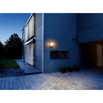 Philips - Luminaire d'extérieur LED avec détecteur 1xE27/15W/230V IP44