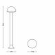 Philips - Colonne lumineuse 1xLED/3W/230V IP44