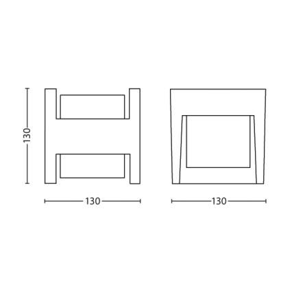 Philips - Applique murale extérieure LED/4,5W/230V 2700K IP44