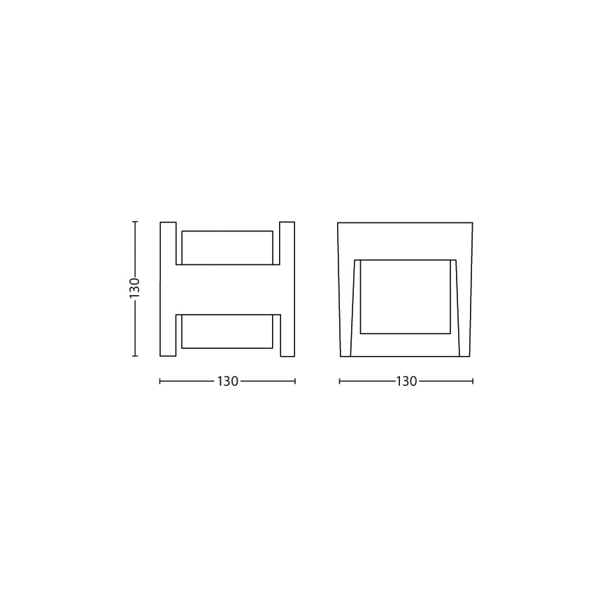 Philips - Applique murale extérieure LED/4,5W/230V 2700K IP44