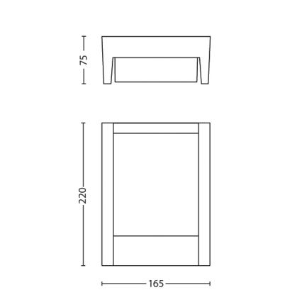 Philips - Applique murale extérieure LED/6W/230V 2700K IP44