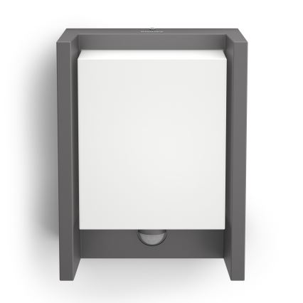 Philips - Applique murale extérieure avec détecteur LED/6W 2700K IP44