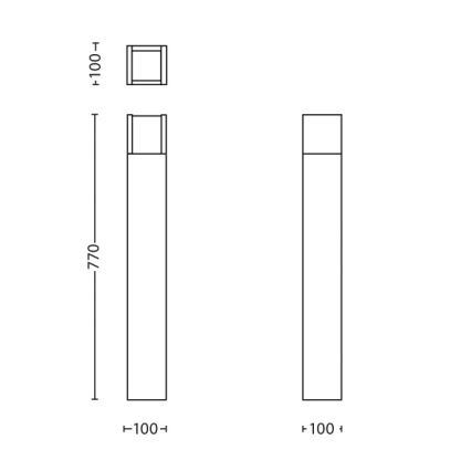Philips - Lampe extérieure LED/6W/230V 4000K IP44