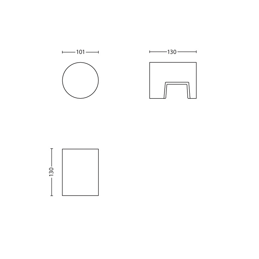 Philips 16468/47/16 - Luminaire extérieur LED MYGARDEN SQUIRREL 1xLED/6W/230V IP44