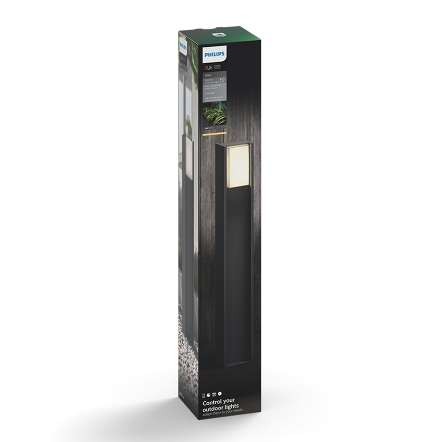 Philips 16474/93/P0 - Lampe LED à intensité modulabledaire extérieur HUE TURACO 1xE27/9,5W/230V