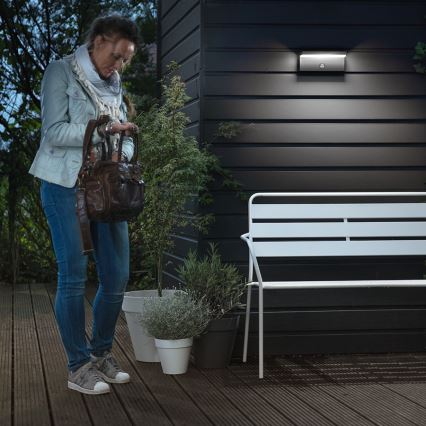 Philips - Applique murale LED extérieure capteur 2xLED/4,5W IP44