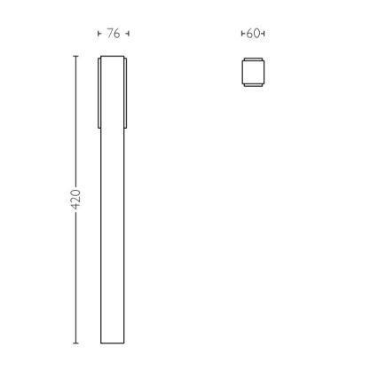 Philips - Bornes éclairage extérieur 2xLED/4,5W