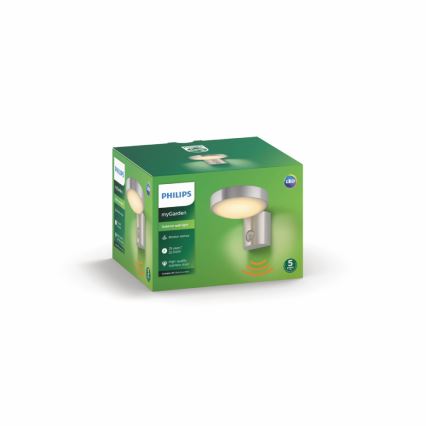 Philips 16491/47/P0 - Applique murale LED extérieure avec détecteur MYGARDEN COCKATOO 1xLED/8W/230V IP44