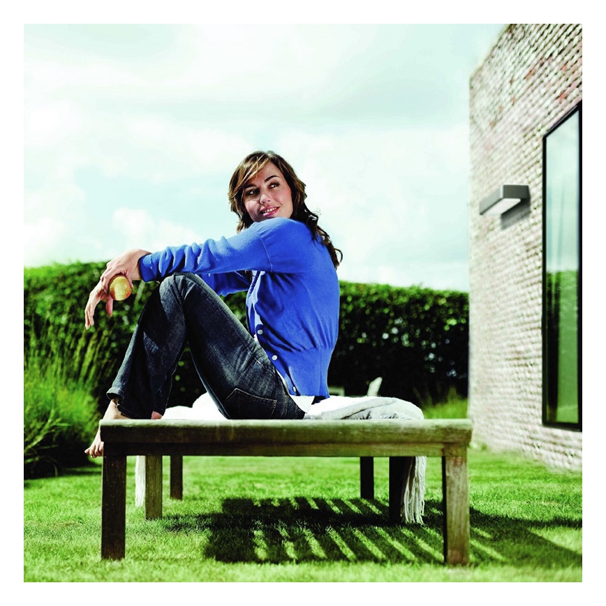 Philips 16900/93/16 - Applique murale extérieure 1xG24QI/13W anthracite IP44