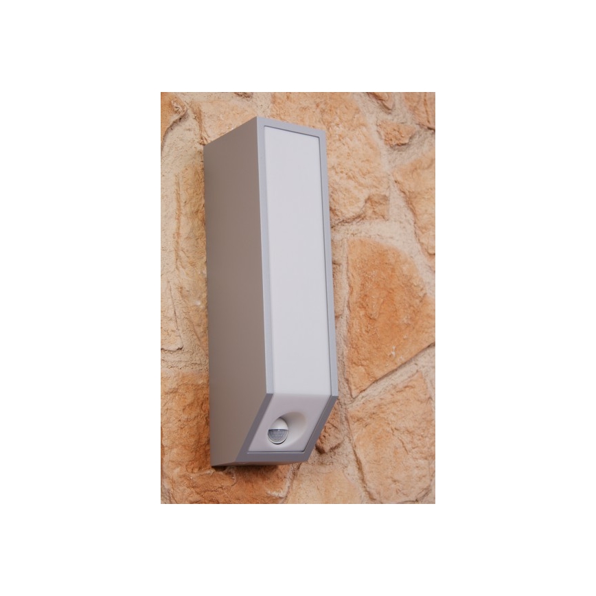 Philips 16933/87/16 - Applique murale extérieure avec capteur MYGARDEN FEATHER E27/23W