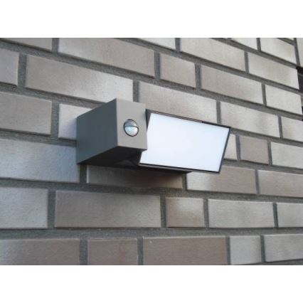 Philips 16943/93/16 - Luminaire extérieur avec capteur MYGARDEN BORDER 1xE27/23W/230V