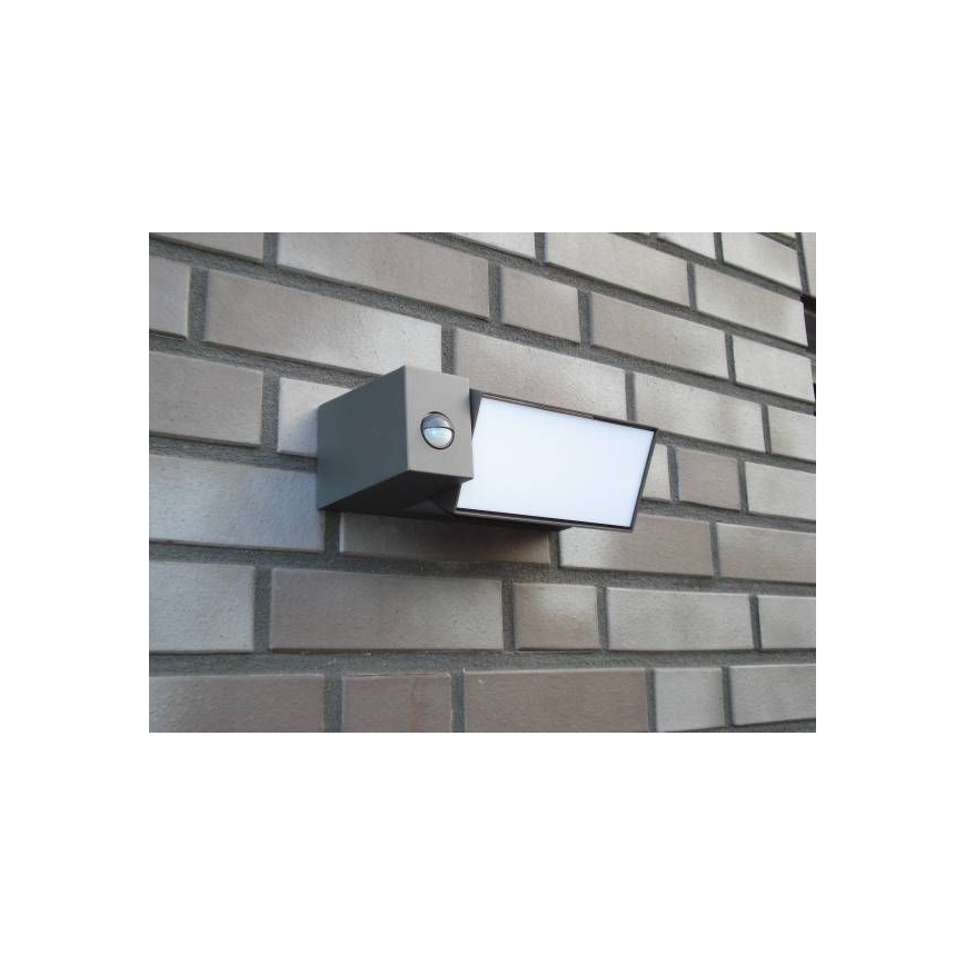 Philips 16943/93/16 - Luminaire extérieur avec capteur MYGARDEN BORDER 1xE27/23W/230V