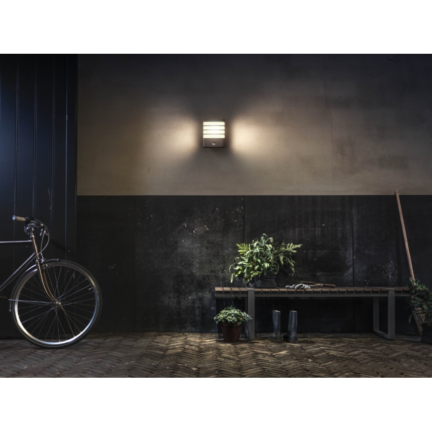Philips - Applique murale extérieure LED avec détecteur LED/3W/230V IP44