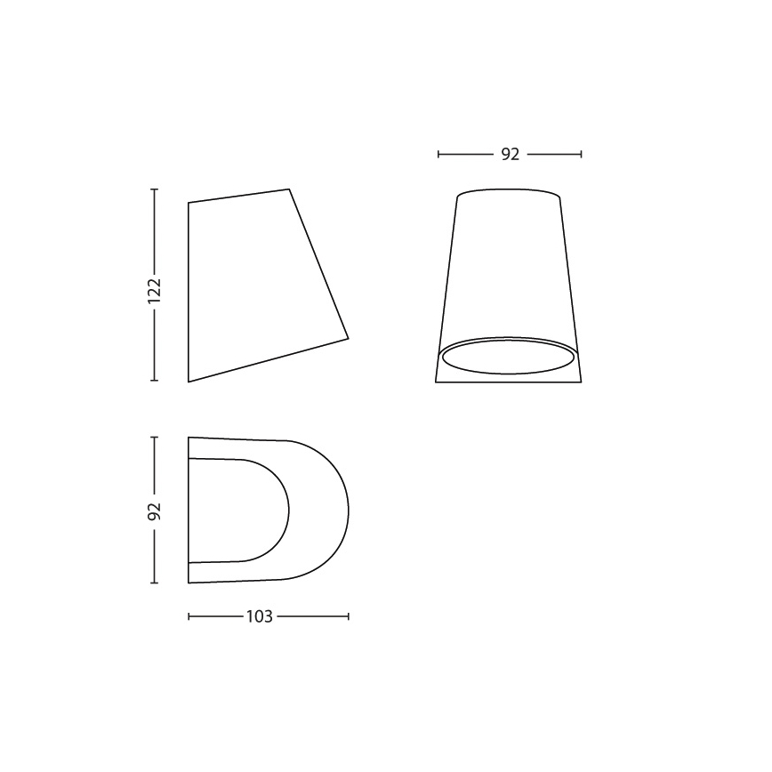 Philips - Éclairage extérieur 1xLED/3W/230V IP44