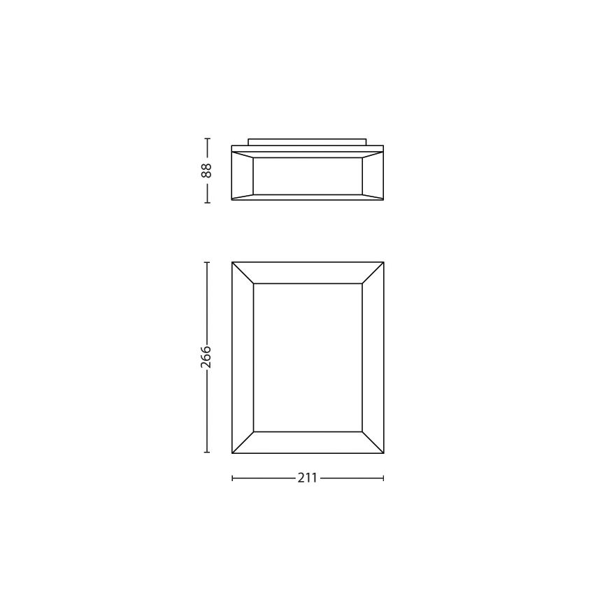 Philips - Applique murale extérieure 1xLED/6W/230V