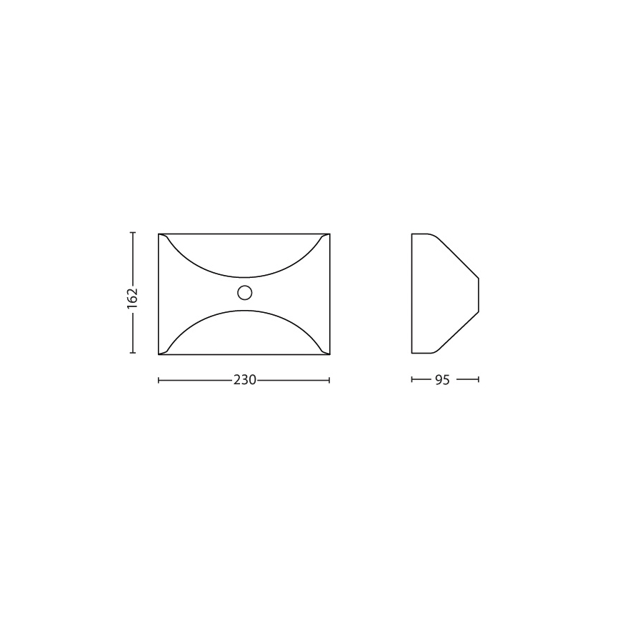 Philips 17299/47/16 - Luminaire extérieur avec détecteur MYGARDEN HERB 1xLED/6W/230V