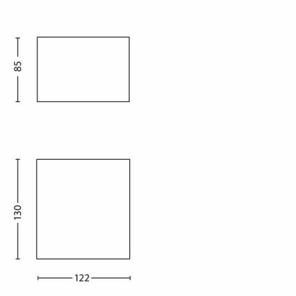 Philips - Applique murale LED extérieure LED/3W/230V