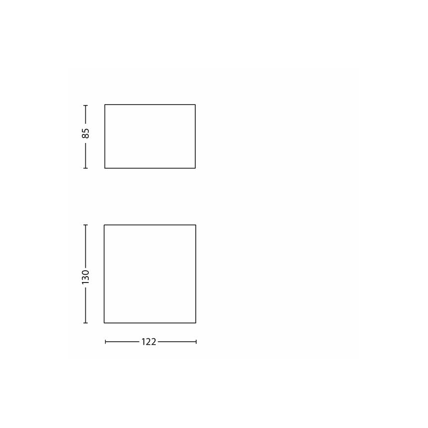 Philips - Applique murale LED extérieure LED/3W/230V