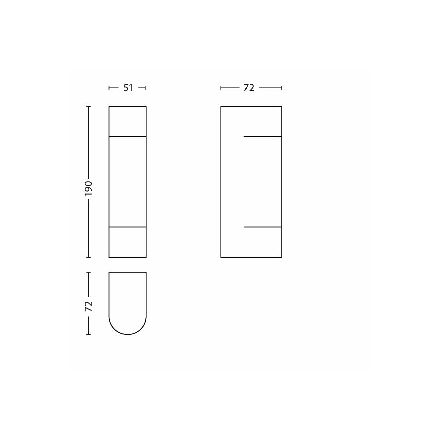 Philips - Éclairage extérieur 2xLED/1W/230V IP44