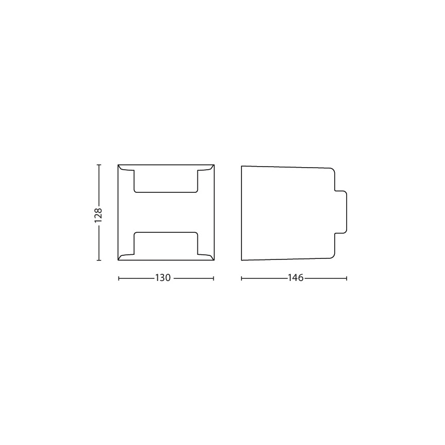 Philips - Applique murale extérieure 2xLED/4,5W/230V IP44