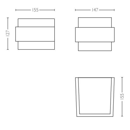 Philips - Applique murale extérieure E27/42W IP44