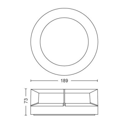 Philips - Applique murale LED extérieure LED/12W/230V IP44