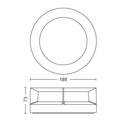 Philips - Applique murale LED extérieure LED/12W/230V IP44