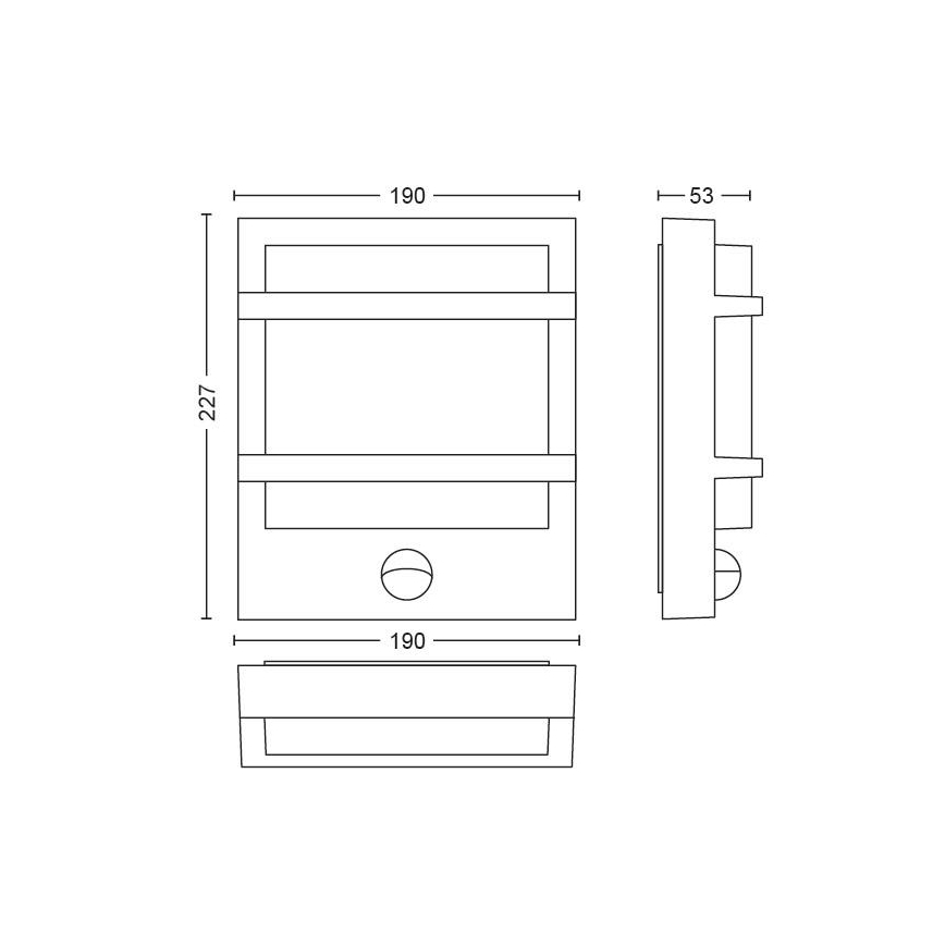 Philips - Applique murale LED extérieure  LED/12W