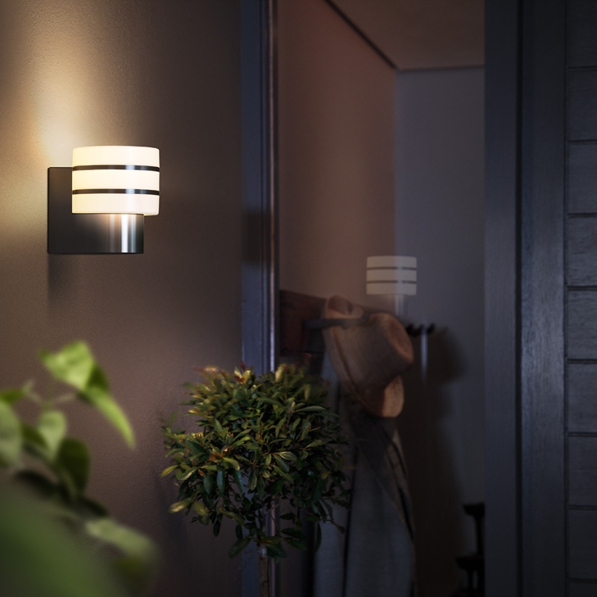 Philips 17404/47/P0 - Applique murale LED extérieure HUE TUAR 1xE27/9,5W/230V