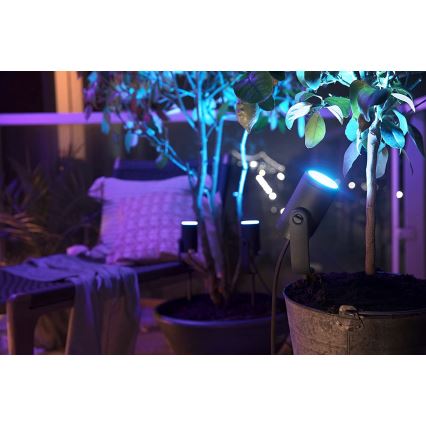 Philips - Spot extérieur LED RGB Hue LILY LED/8W/230V IP65