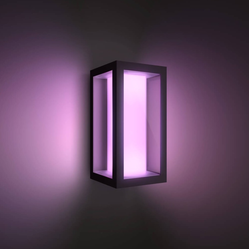 Philips - LED RGBW Applique murale extérieure à intensité variable Hue IMPRESS 2xLED/8W/230V 2000-6500K IP44