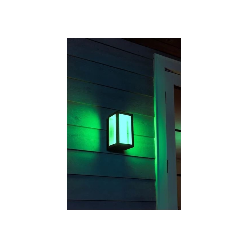 Philips - LED RGBW Applique murale extérieure à intensité variable Hue IMPRESS 2xLED/8W/230V 2000-6500K IP44
