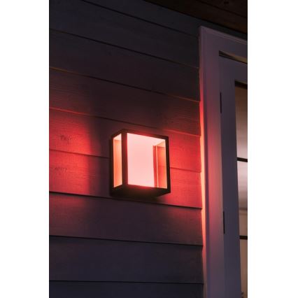Philips -  Applique murale extérieure LED RGBW à intensité variable Hue IMPRESS 2xLED/8W/230V IP44