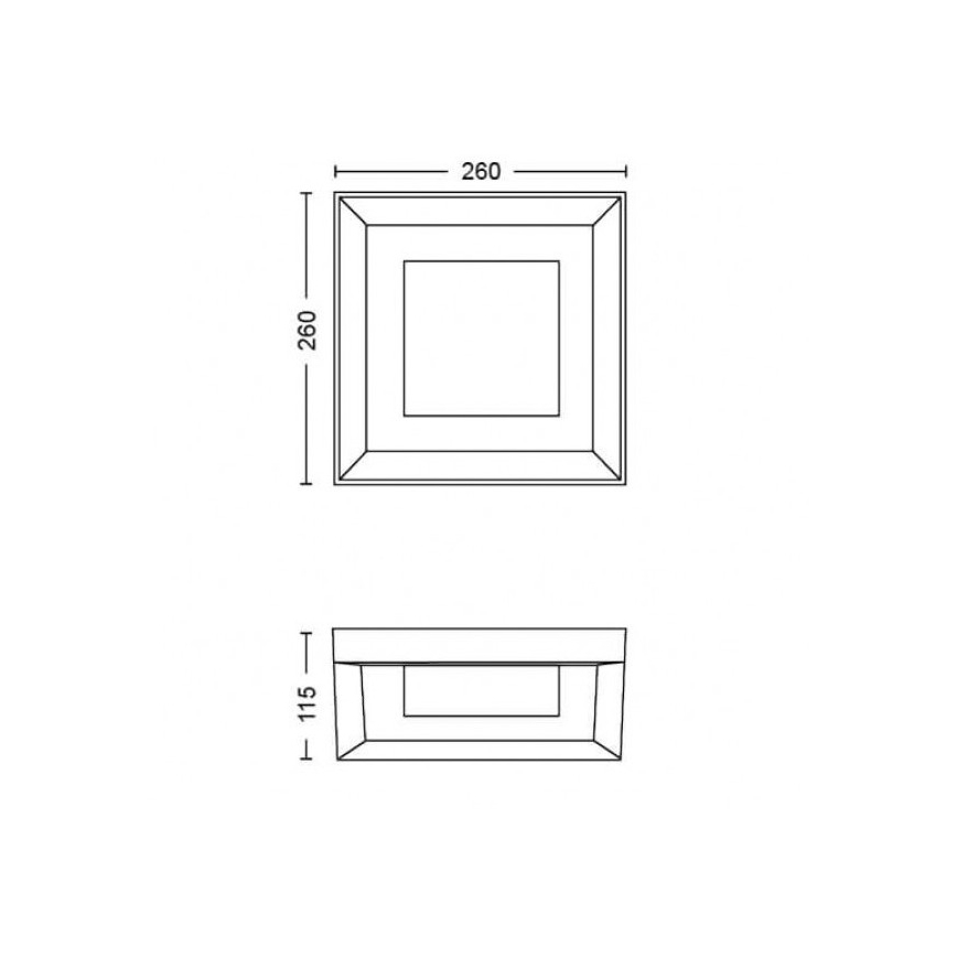 Philips - LED RGBW Applique murale extérieure à intensité variable Hue ECONIC LED/15W/230V 2000-6500K IP44