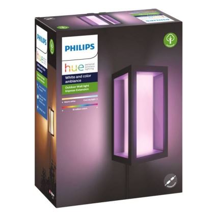 Philips - Applique murale LED RGBW extérieure à intensité variable Hue IMPRESS 2xLED/8W/24V 2000-6500K IP44