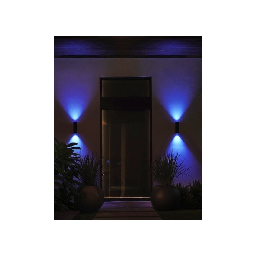 Philips - LED RGB Luminaire extérieur Hue APPEAR 2xLED/8W/230V IP44