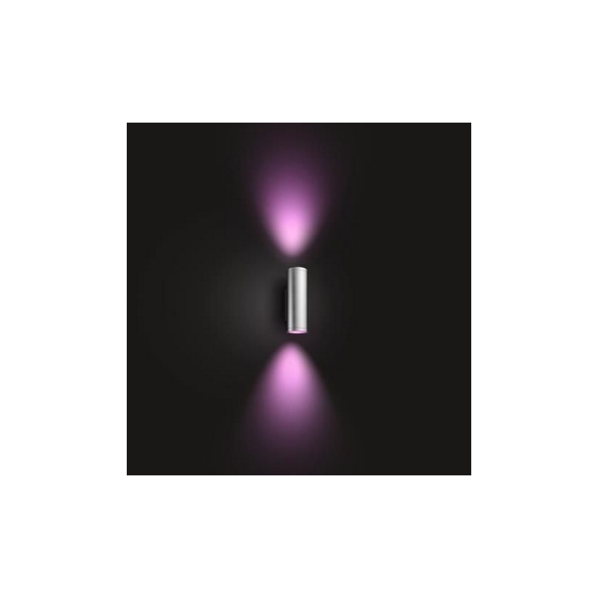 Philips - LED RGBW Applique murale extérieure à intensité variable Hue APPEAR 2xLED/8W/230V IP44