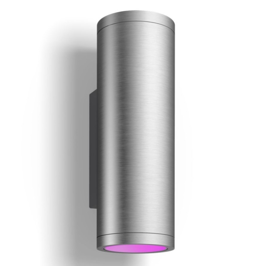 Philips - LED RGBW Applique murale extérieure à intensité variable Hue APPEAR 2xLED/8W/230V IP44