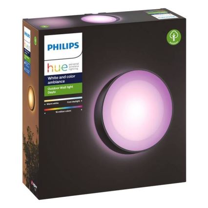 Philips - LED RGBW Applique murale extérieure à intensité variable Hue DAYLO LED/15W/230V 2000-6500K IP44