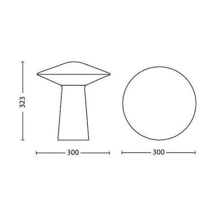 Philips - lampe de table à intensité modulable Hue PHOENIX 1xLED/9W/230V