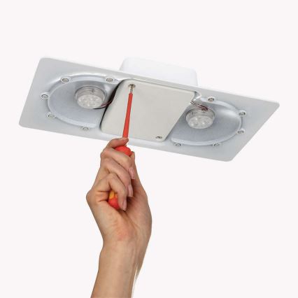 Philips 31605/11/16 - Plafonnier LED INSTYLE MAGNA 2xLED/7,5W/230V