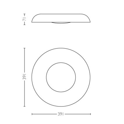 Philips - Plafonnier LED à intensité modulable Hue STILL LED/32W/230V