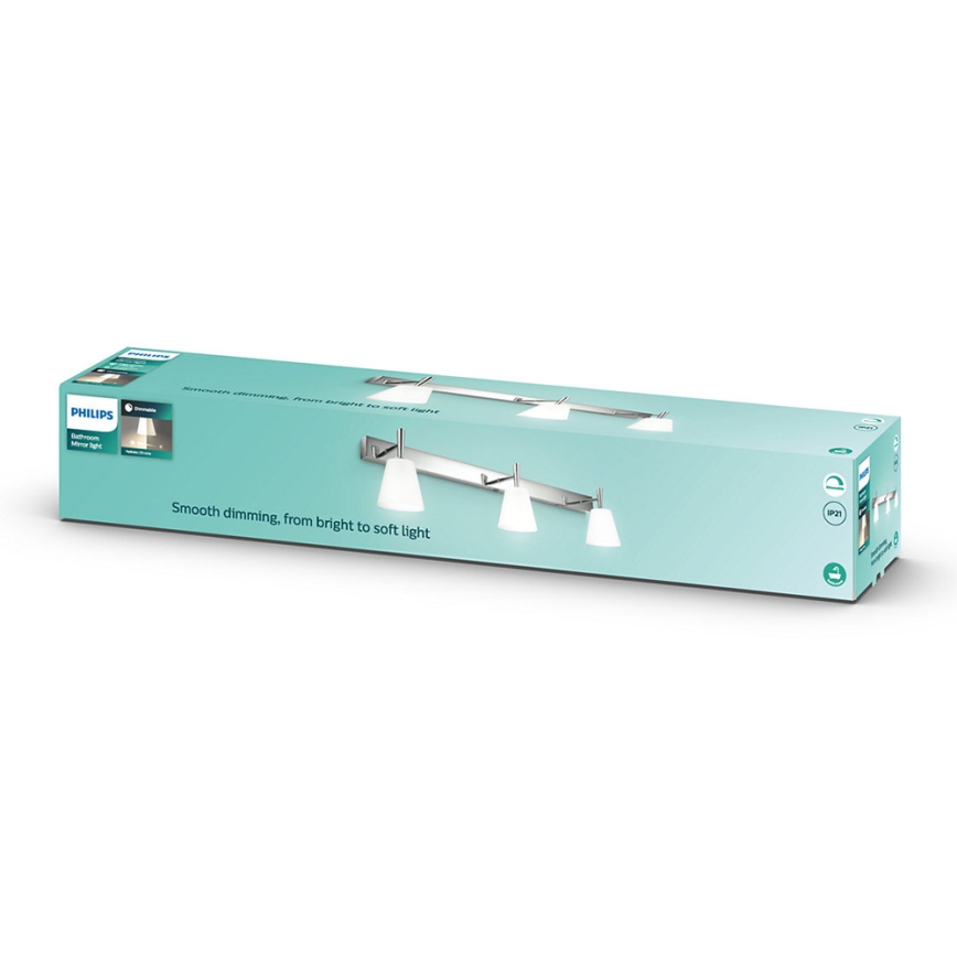 Philips - Applique murale salle de bain 3xG9/28W